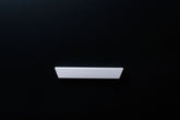 White wooden finger pull frontal view
